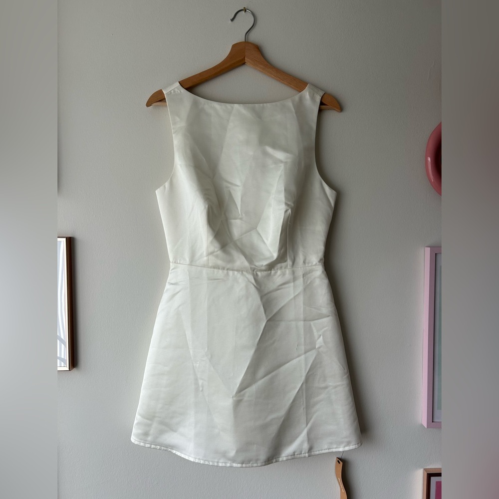 Reformation White Mini Dress